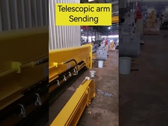 الحفرة الطائرة التلسكوبية الذراع التلسكوبية للعمل البناء الحفرة الذراع طويلة المدى