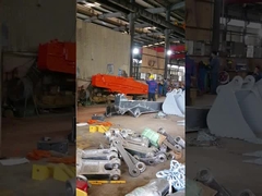 حفارة بمدى طويل 10 م 12 م 16 م ذراع تلسكوبي للحفارة ذراع تلسكوبي Q355B هيدروليكي