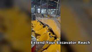 انظر لماذا تختار Q355B Q690D Excavator Long Arm Long Reach Boom Arm للبيع