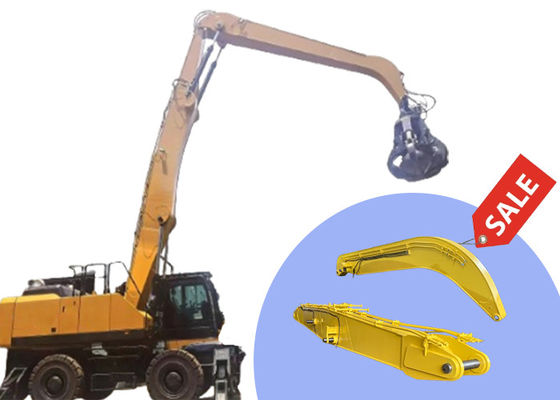 جودة  High Effective Material Handler Excavator Boom Arm For Grabbing Steel مصنع