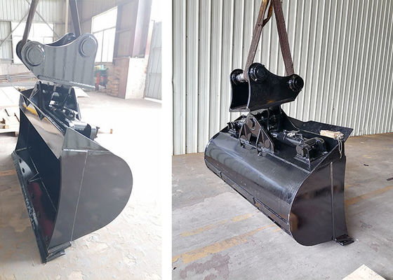 10-18t Excavator Attachment Hydraulic Tilting Bucket Grading Tilt Bucket for CAT Komatsu Hitachi