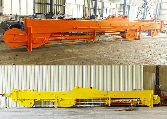 0.4-2.5cbm مرفق الحفار ذراع هيدروليكية تلسكوبية مع قبضة قشرة