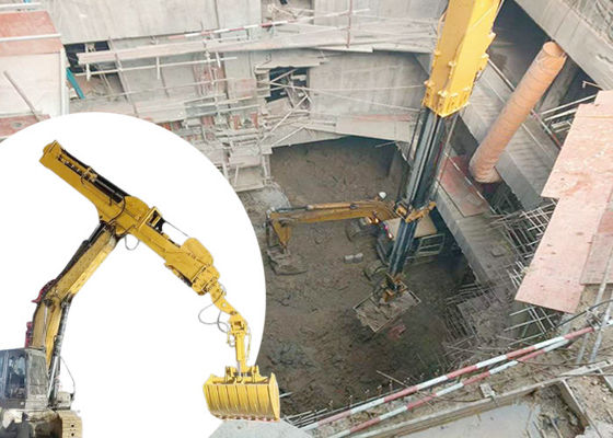 ثلاثة أقسام حفر ذراع تلسكوبي BS900E لحام ذراع الحفر على الحفرة