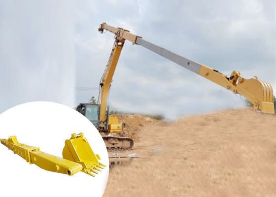 Q690D HG785 حفرة طويلة المدى ذراع تلسكوبية مع دلو حفر حفرة الأساس