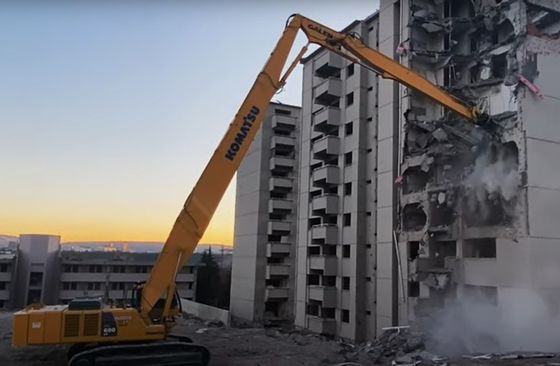 6- 8 طن حفرة الهدم الطويل المدى للدمار المباني