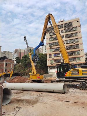 20-85 طن الحفرة الطويلة المدى الهيدروليكية الجمع الذراع للحفر العميق الأساس