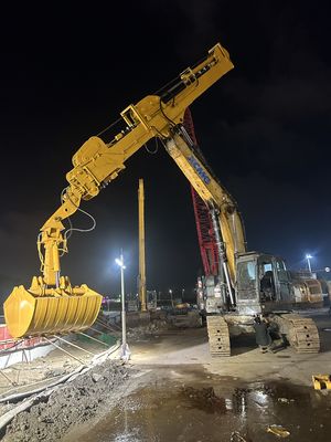الحفرة الثقيلة الذراع الممتدة ، الوصول الطويل الجهاز التلسكوبي للحفر