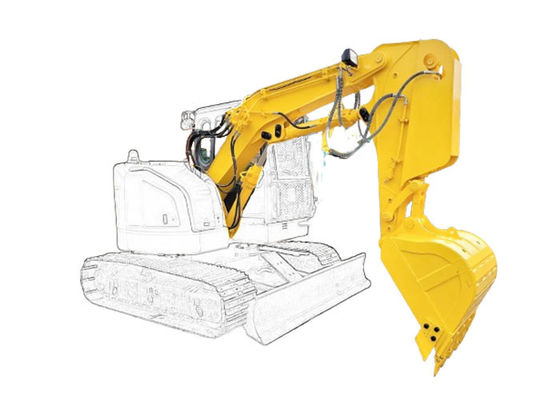 Ex60 Zx135 Zx200 Pc240 ذراع نفق الحفر استخدام المواد Q355B