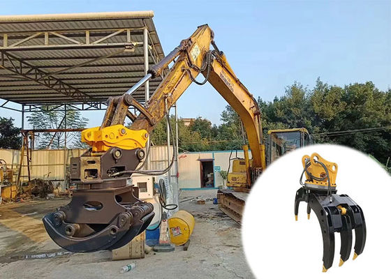 الحفرة 10 طن - 35 طن المقبض الهيدروليكي للاستيلاء على الحجر