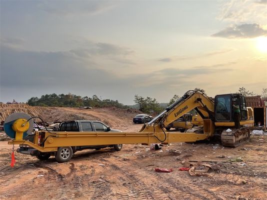 ذراع تلسكوبية بعيدة المدى قسمين هيدروليكية طوق تلسكوبية للحفر 6-36 طن