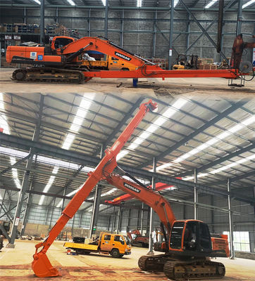 Professional Telescopic Excavator Arm with Standard and Clamshell Buckets — Versatile, Heavy‑Duty Performance