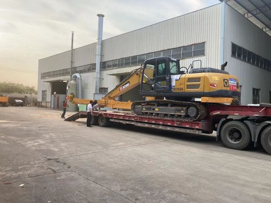 محفر ذراع تلسكوبي هيدروليكي من مرحلتين مدى طويل طوق تلسكوبي لـ CAT Komatsu
