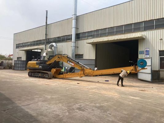 محفر ذراع تلسكوبي هيدروليكي من مرحلتين مدى طويل طوق تلسكوبي لـ CAT Komatsu