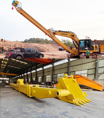 محفر ذراع تلسكوبي هيدروليكي من مرحلتين مدى طويل طوق تلسكوبي لـ CAT Komatsu