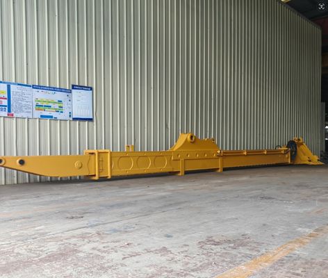 محفر ذراع تلسكوبي هيدروليكي من مرحلتين مدى طويل طوق تلسكوبي لـ CAT Komatsu