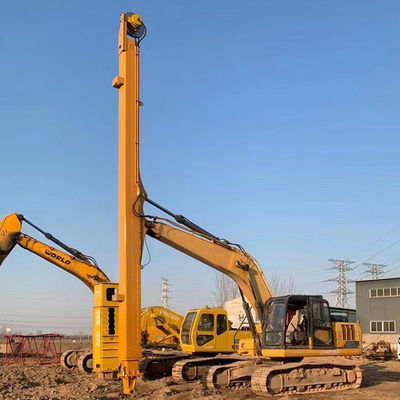 حفرة ذراع تلسكوبية طوق تلسكوبي مع دلو قياسي للحفر