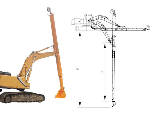 أعلى 1 10M الحفرة التلسكوبية المزلقة الذراع المنزلية عمق الحفر العميق