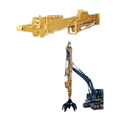 حفرة ذراع تلسكوبية مع دلو القشرة للحفر الأساس