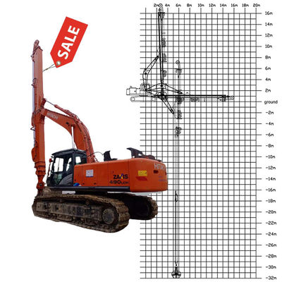 20m 25m Telescopic Dipper Arm With Clamshell Bucket Grapple Clamshell Telescopic Arm