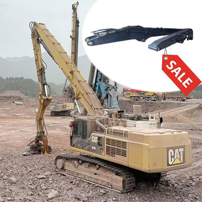 حفارة كاتربيلر 395 لعمل الخوازيق مع مطرقة الخوازيق Q690D