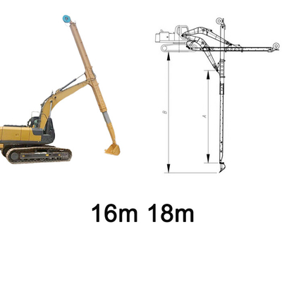 حفرة تلسكوبية حفرة تلسكوبية هيدروليكية ذراع تلسكوبية