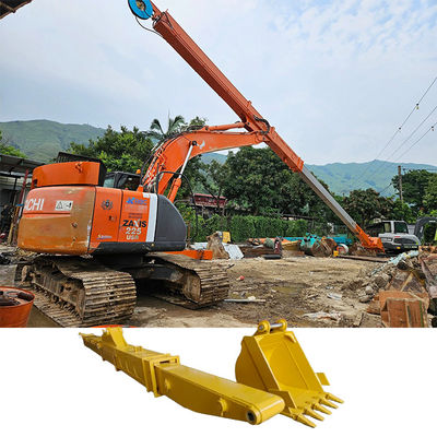 Two Section Telescopic Excavator Arm 10m Clamshell Telescopic Arm