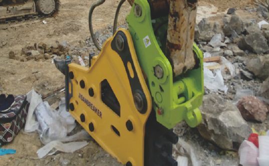 حفارة هيدروليكية لتغيير الدلو 6-8T وصلة سريعة مائلة موصل إمالة الطاقة حفارة وصلة سريعة دوارة