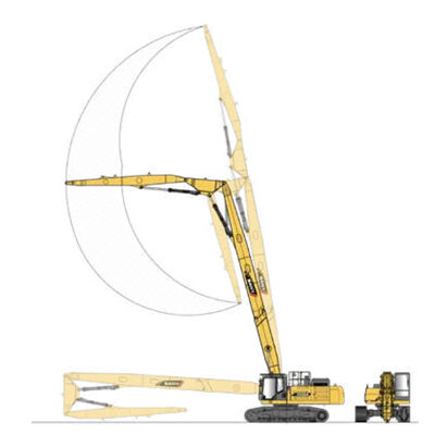 حفرة هدم بعيدة المدى حفرة عمل هدم