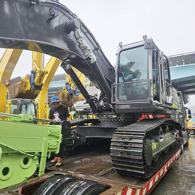 حل حفار طويل المدى بذراع تلسكوبي للحفر العميق وتسوية المنحدرات